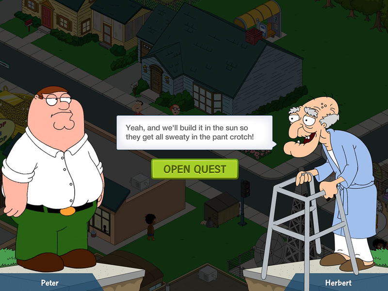 Illustration for article titled Doing The Dirty Simpsons With Family Guy's Quest For Stuff